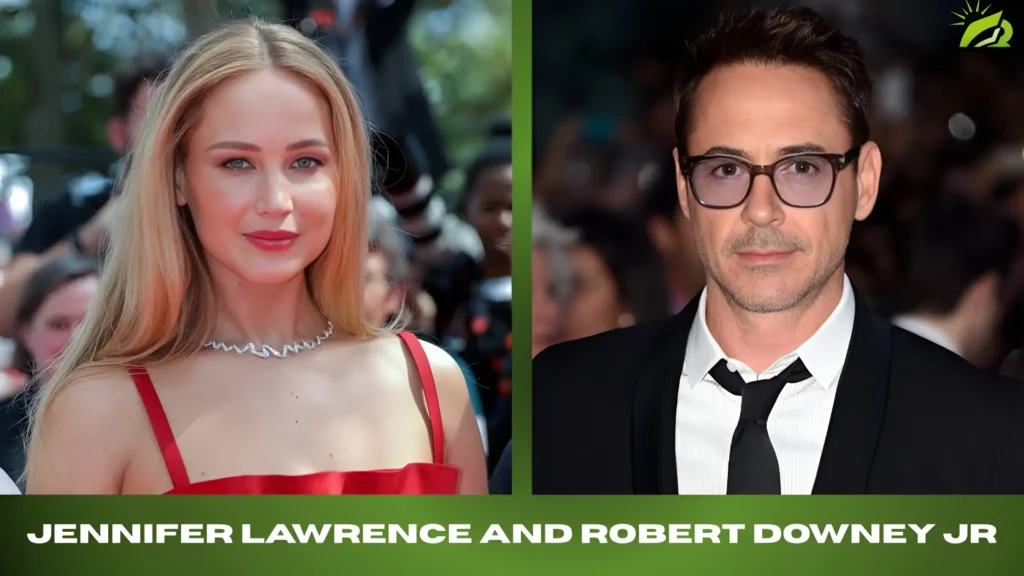 Jennifer Lawrence and Robert Downey Jr. Jennifer Lawrence and Robert Downey Jr.
