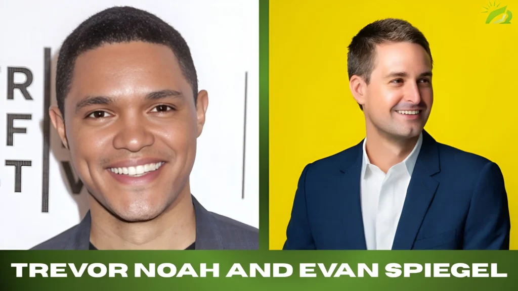 Trevor Noah and Evan Spiegel The Real Connection